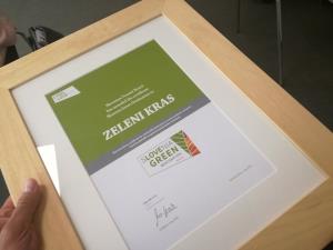 Prejem znaka Slovenia Green  (2)